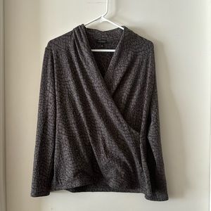 Talbots Wrap Top